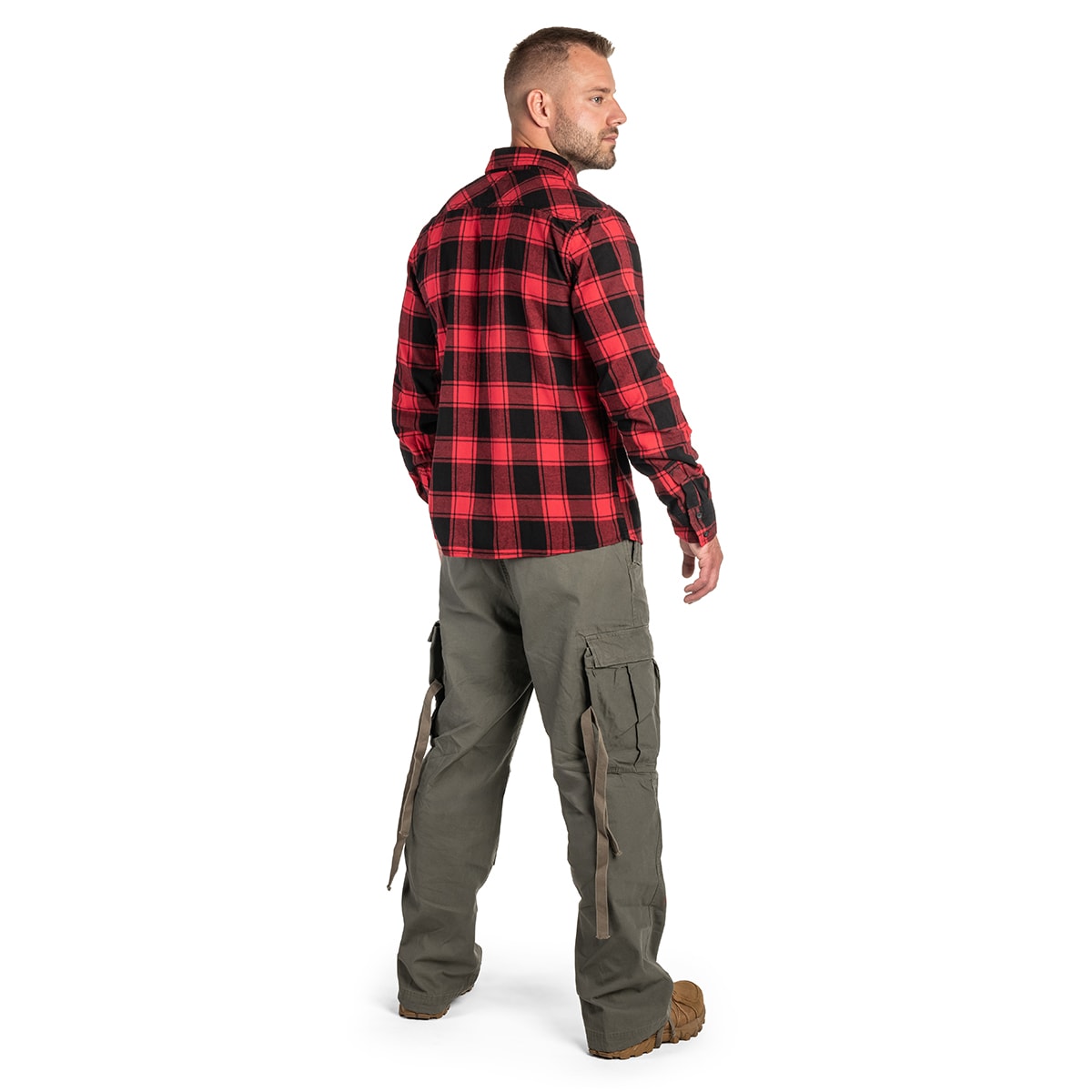 Koszula Brandit Check Shirt - Red/Black