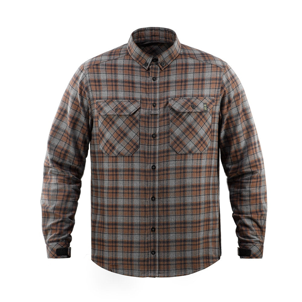 Koszula M-Tac Lumberjack Merino Cold Weather - Grey/Brown