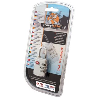Kłódka TravelSafe TSA z zamkiem szyfrowym - Grey