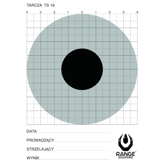 Tarcze strzeleckie Range Solutions TS-18 - 100 sztuk