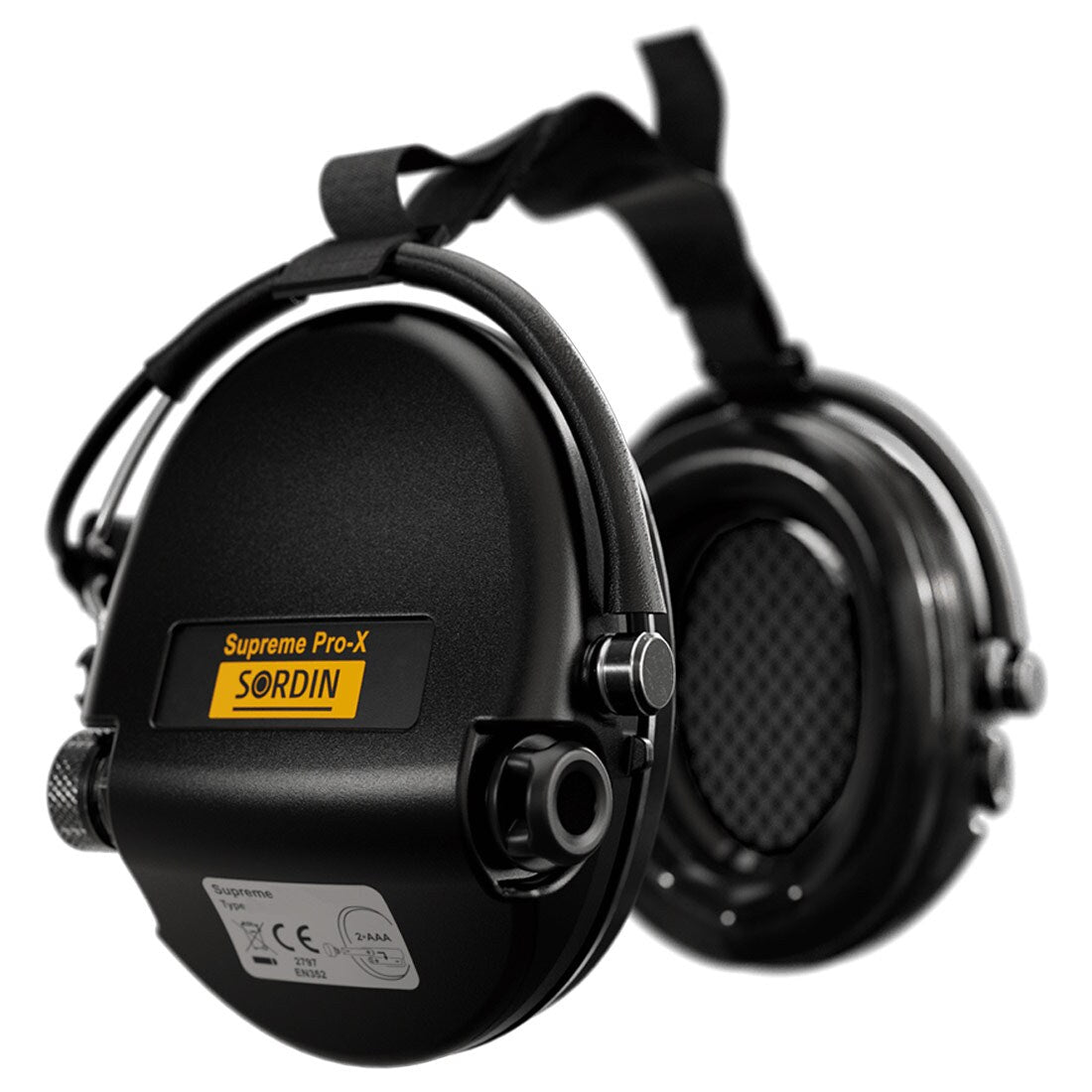 Ochronniki słuchu aktywne Sordin Supreme Pro-X Neckband - Black