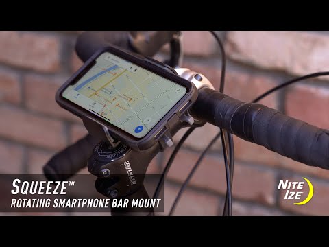 Uchwyt rowerowy na telefon Nite Ize Squeeze Rotating