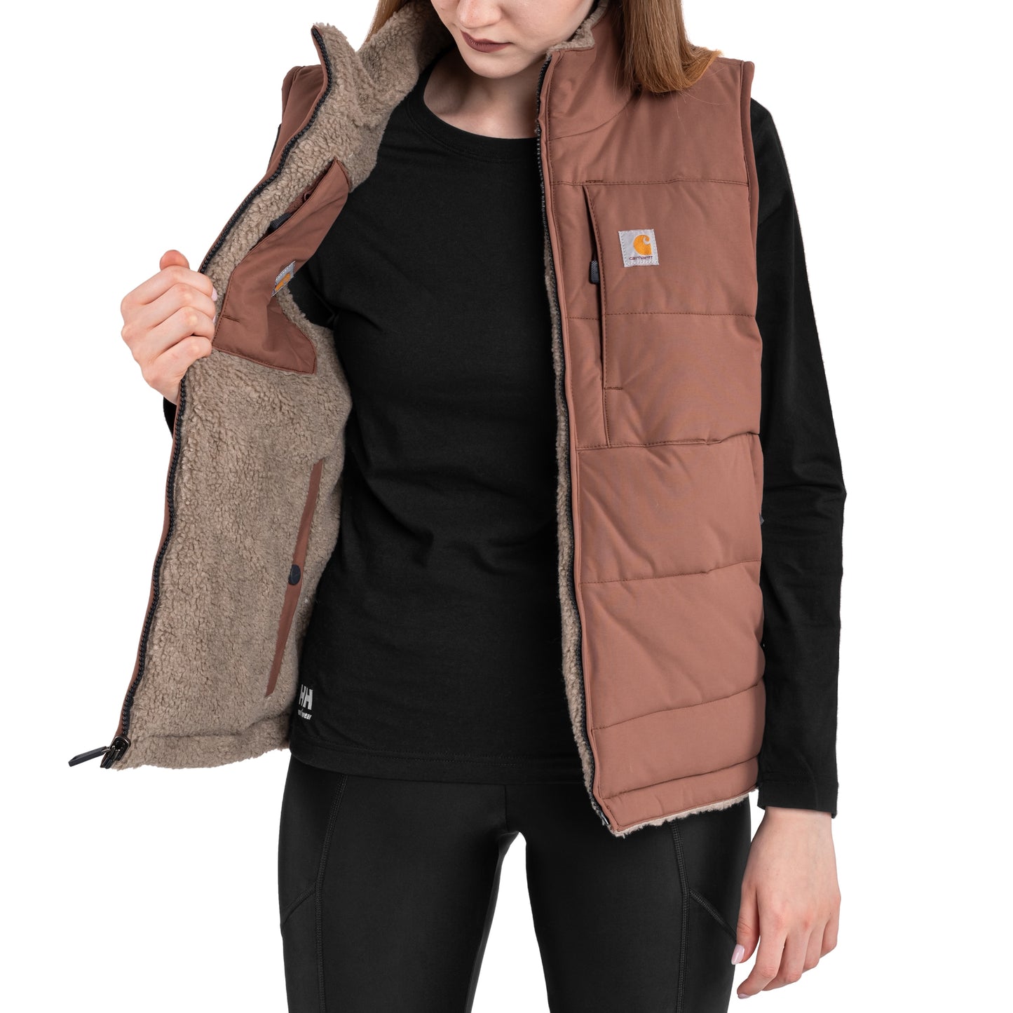 Bezrękawnik damski Carhartt Montana Relaxed Fit Insulated Vest - Nutmeg