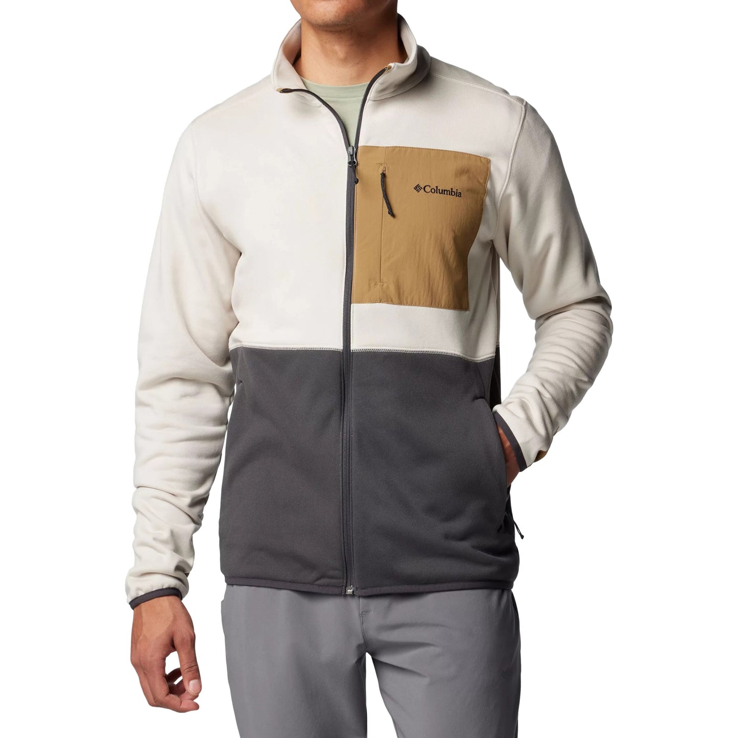 Polar Columbia Hike II Technical Fleece - Dark Stone/Shark/Delta