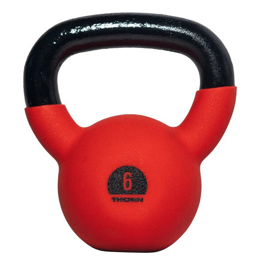 Kettlebell żeliwny Thorn+Fit 6 kg z gumową powłoką