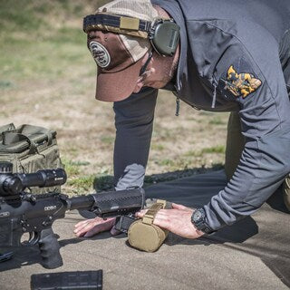 Worek strzelecki Helikon Accuracy Shooting Bag Roller Small - Coyote
