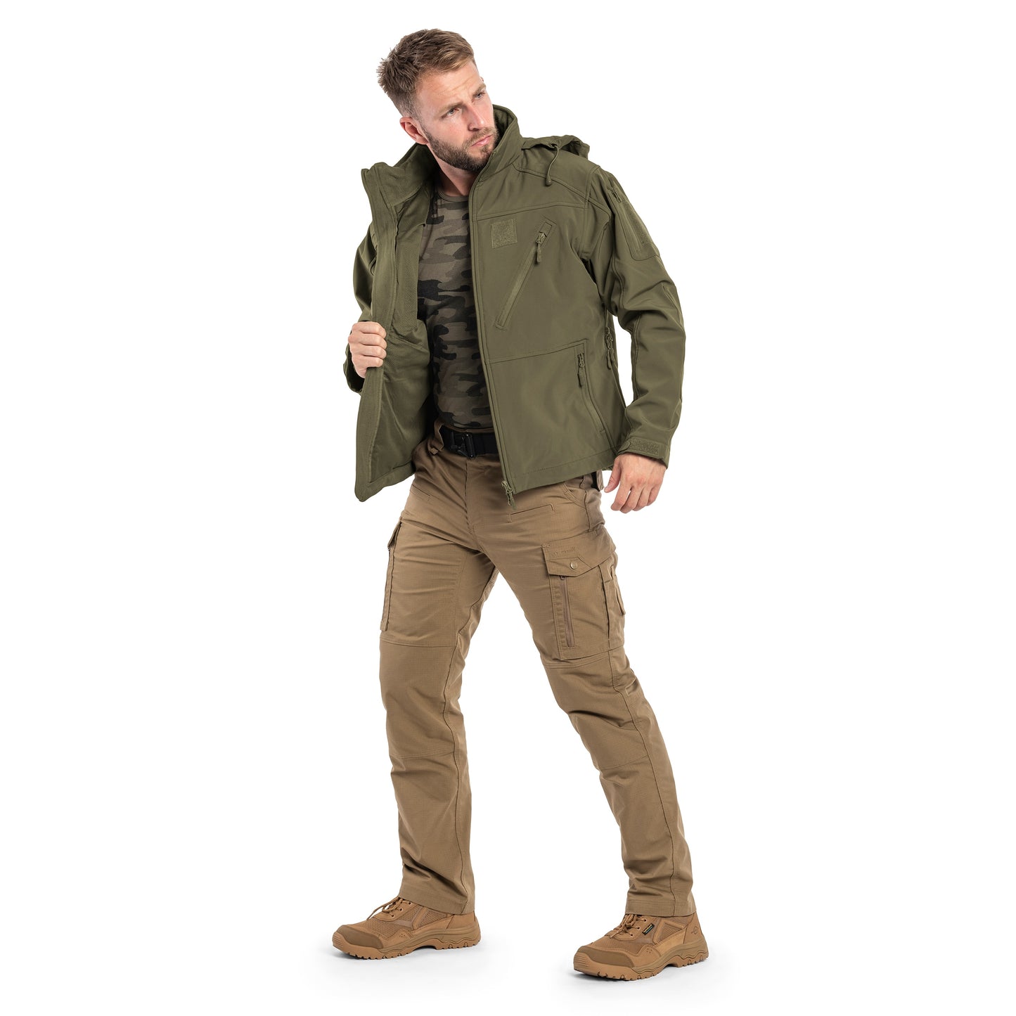 Kurtka Mil-Tec SCU 14 Softshell - Ranger Green