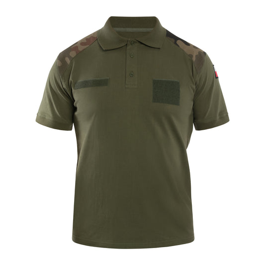 Koszulka Greg polowa Wojska Polskiego wzór 304/MON - Zielona/wz.93 Pantera PL Woodland