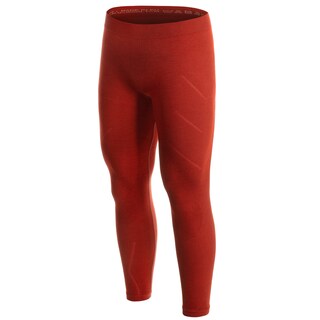 Legginsy termoaktywne męskie FreeNord NordTrek Merino Tech - Burgund