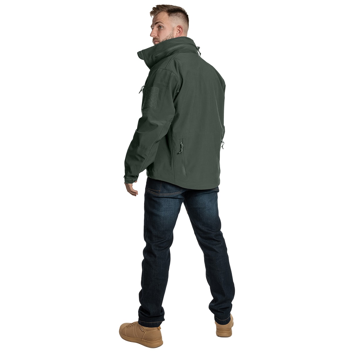 Kurtka Helikon Gunfighter Softshell Shark Skin Windblocker - Foliage Green