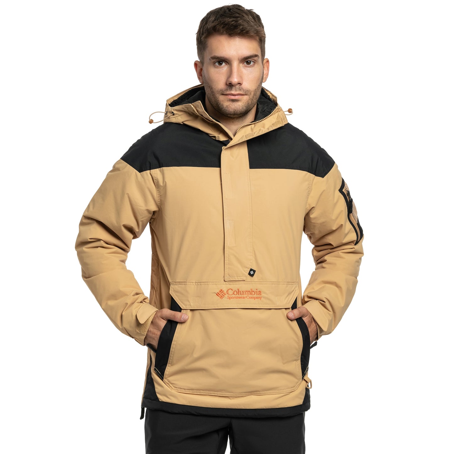 Kurtka Columbia Challenger II Pullover Anorak - Canoe/Black