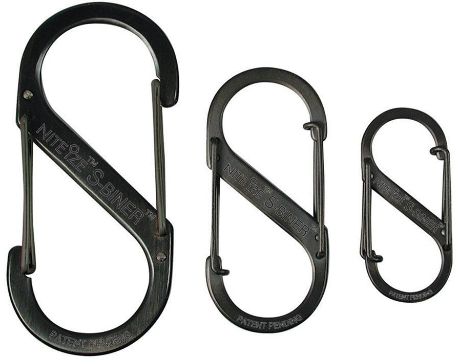 Karabińczyk Nite Ize S-Biner Black - 3 szt.
