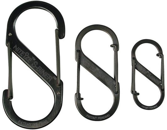 Karabińczyk Nite Ize S-Biner Black - 3 szt.