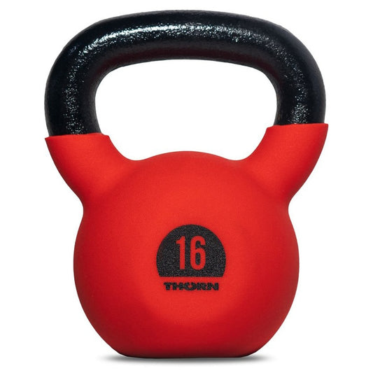 Kettlebell żeliwny Thorn+Fit 16 kg z gumową powłoką