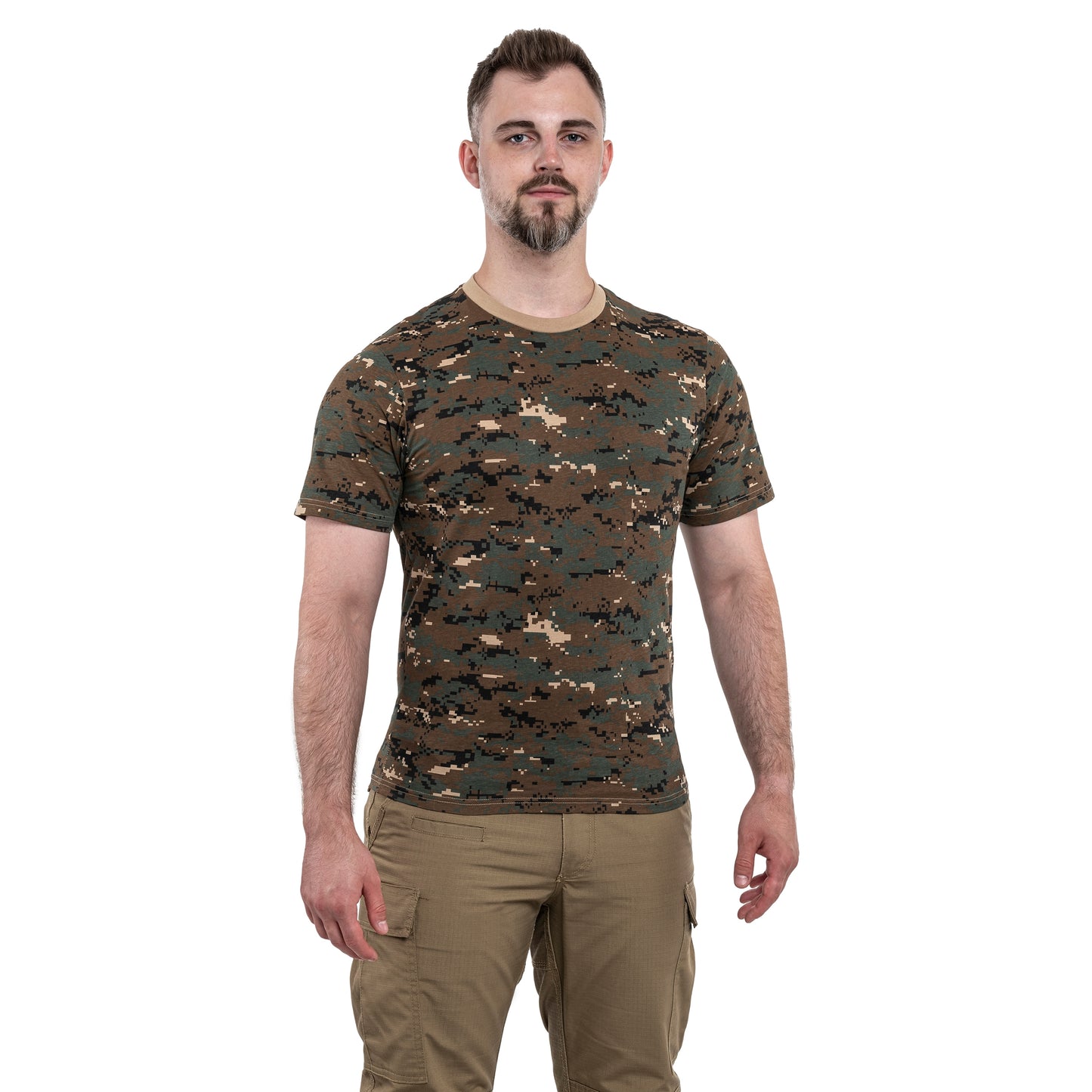 Koszulka T-Shirt Mil-Tec - Digital Woodland