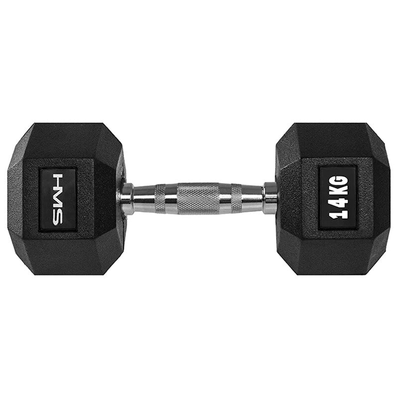 Hantel heksagonalny HMS Hex Pro 14 kg