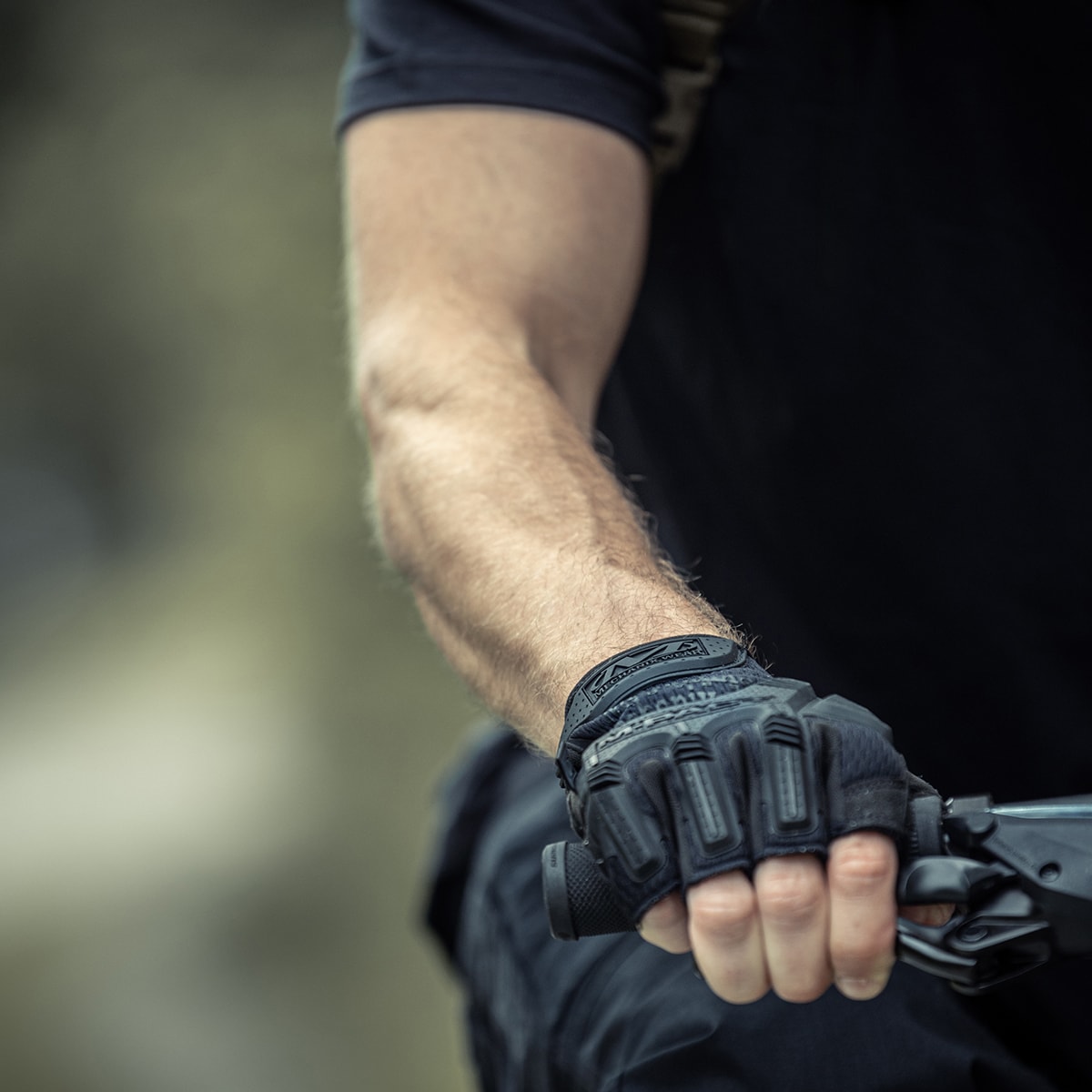 Rękawice taktyczne Mechanix Wear M-Pact Fingerless Covert - Black