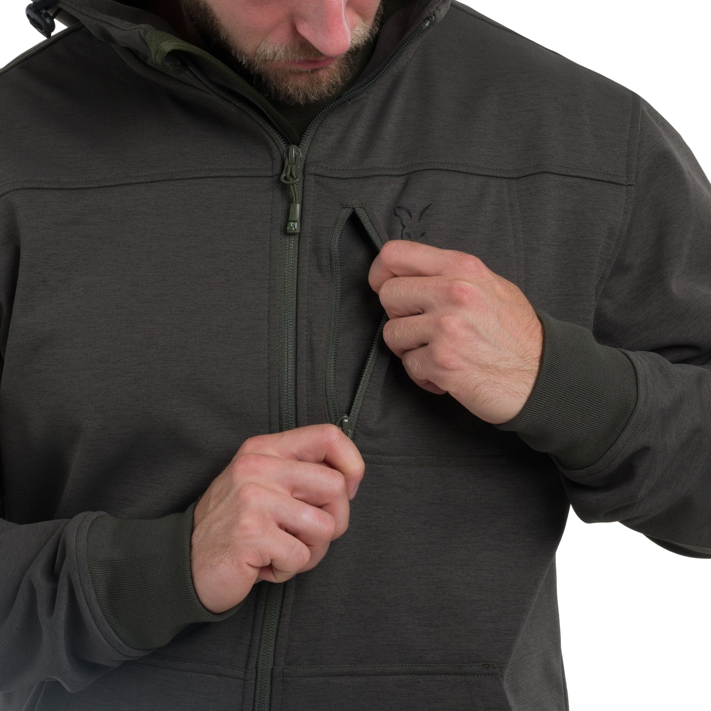 Kurtka FOX Softshell - Green/Black