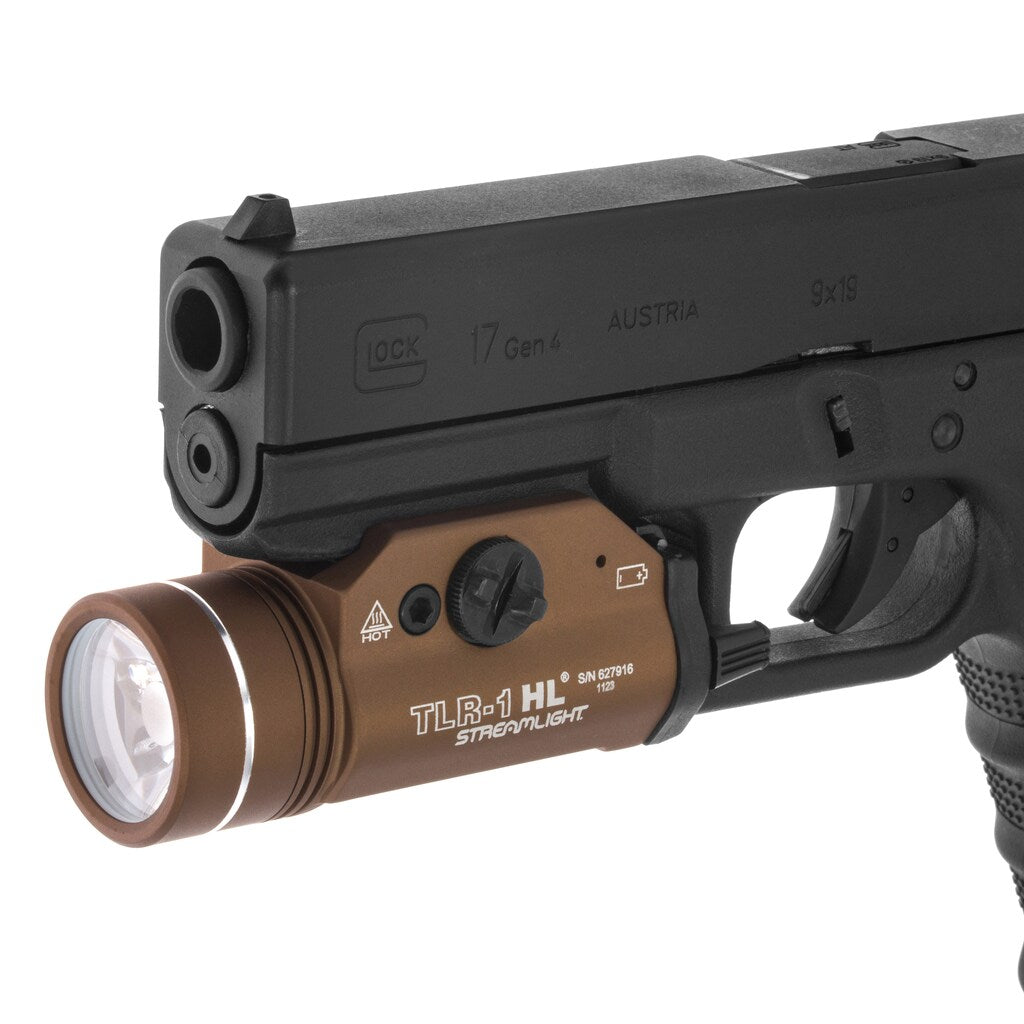 Latarka na broń Streamlight TLR-1 HL Flat Dark Earth Brown - 1000 lumenów