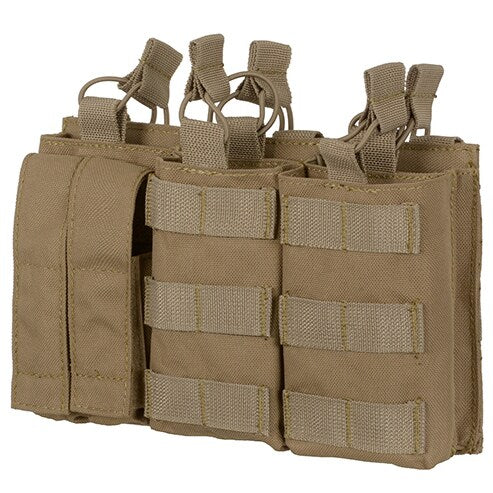 Potrójna ładownica 8Fields na magazynki AK/9mm - coyote