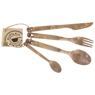 Zestaw sztućców Kupilka Cuterly Set - Brown