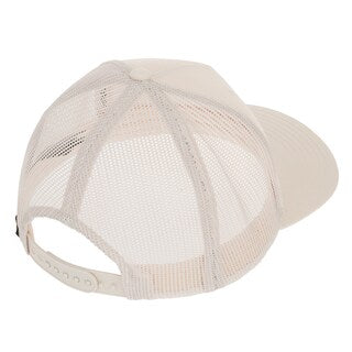 Czapka z daszkiem Alpha Industries Label Trucker Cap - Jet Stream White