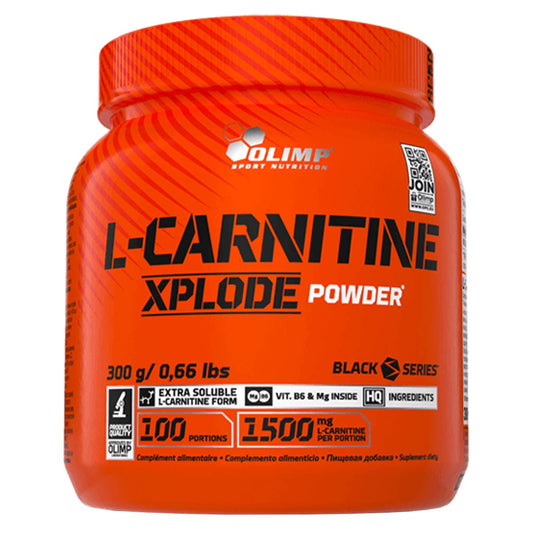 Spalacz tłuszczu Olimp Sport Nutrition Olimp L-Carnitine Xplode Powder - 300 g - pomarańczowy - suplement diety
