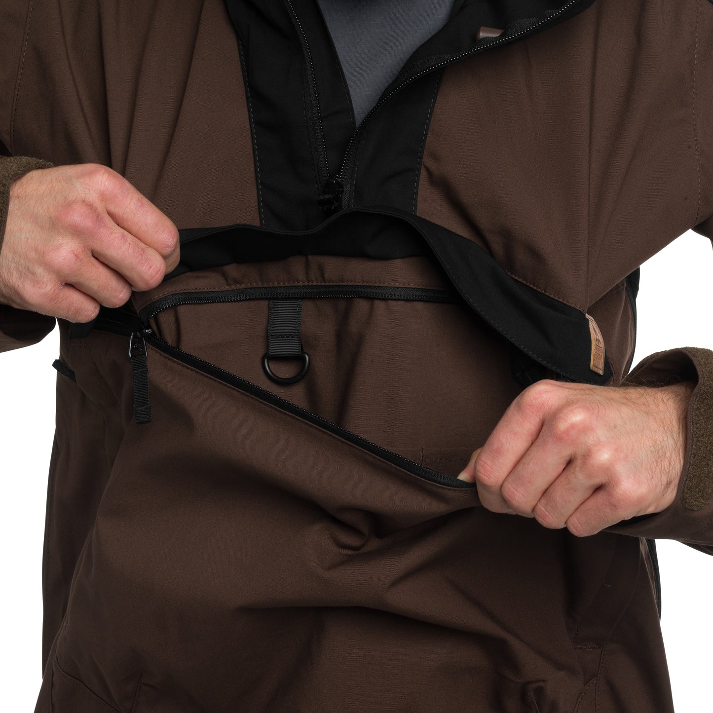Kurtka Helikon Woodsman Anorak - Earth Brown/Black