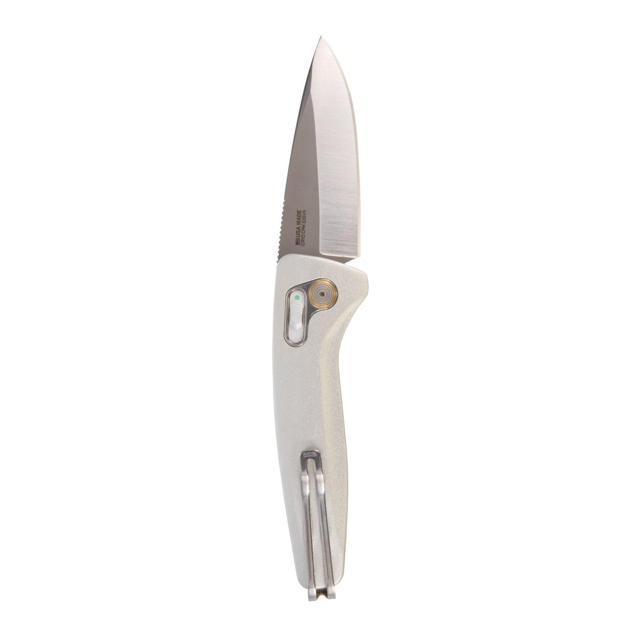 Nóż sprężynowy SOG One-Zero AU - Silver/Chrome
