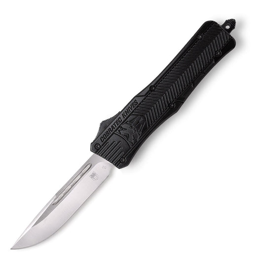 Nóż sprężynowy CobraTec D2 Small CTK-1 OTF Black