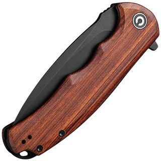 Nóż składany Civivi Praxis Cuibourtia Black Stonewashed 9Cr18MoV - Wood
