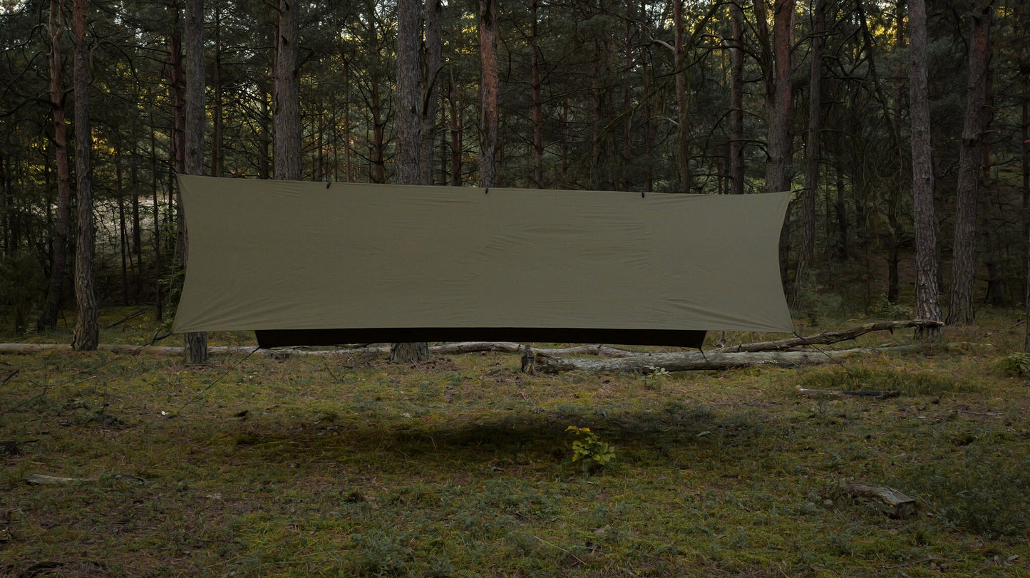 Płachta biwakowa TigerWood Termo Tarp T2 StingRay 3,6 x 2,8 m - Khaki