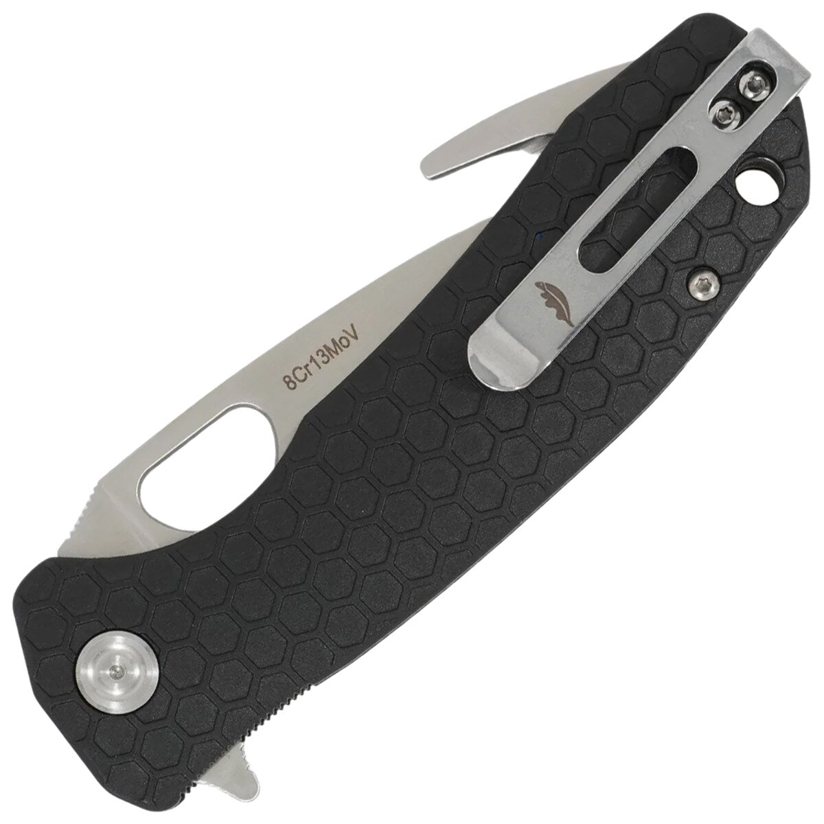 Nóż składany Honey Badger Hook Medium 8Cr13MoV - Black
