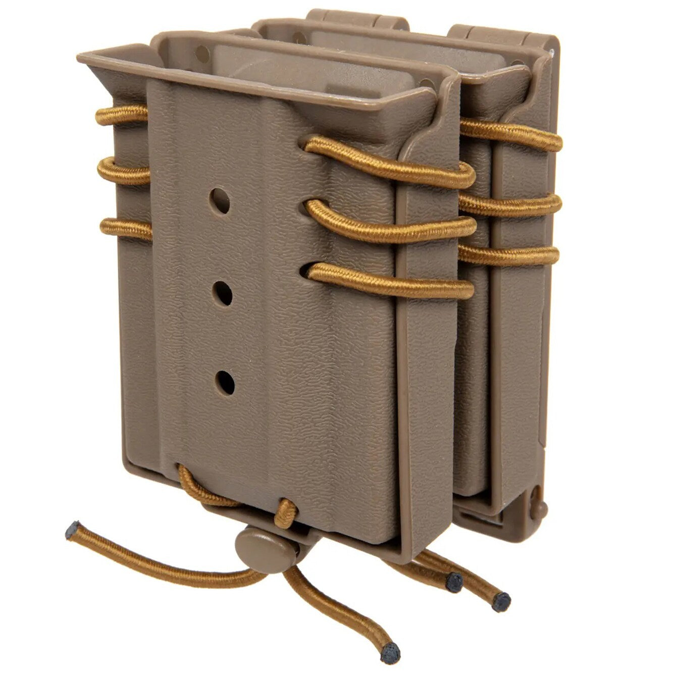 Podwójna ładownica Wosport Urban Assault Quick Pull na magazynki M4/M16 - Tan