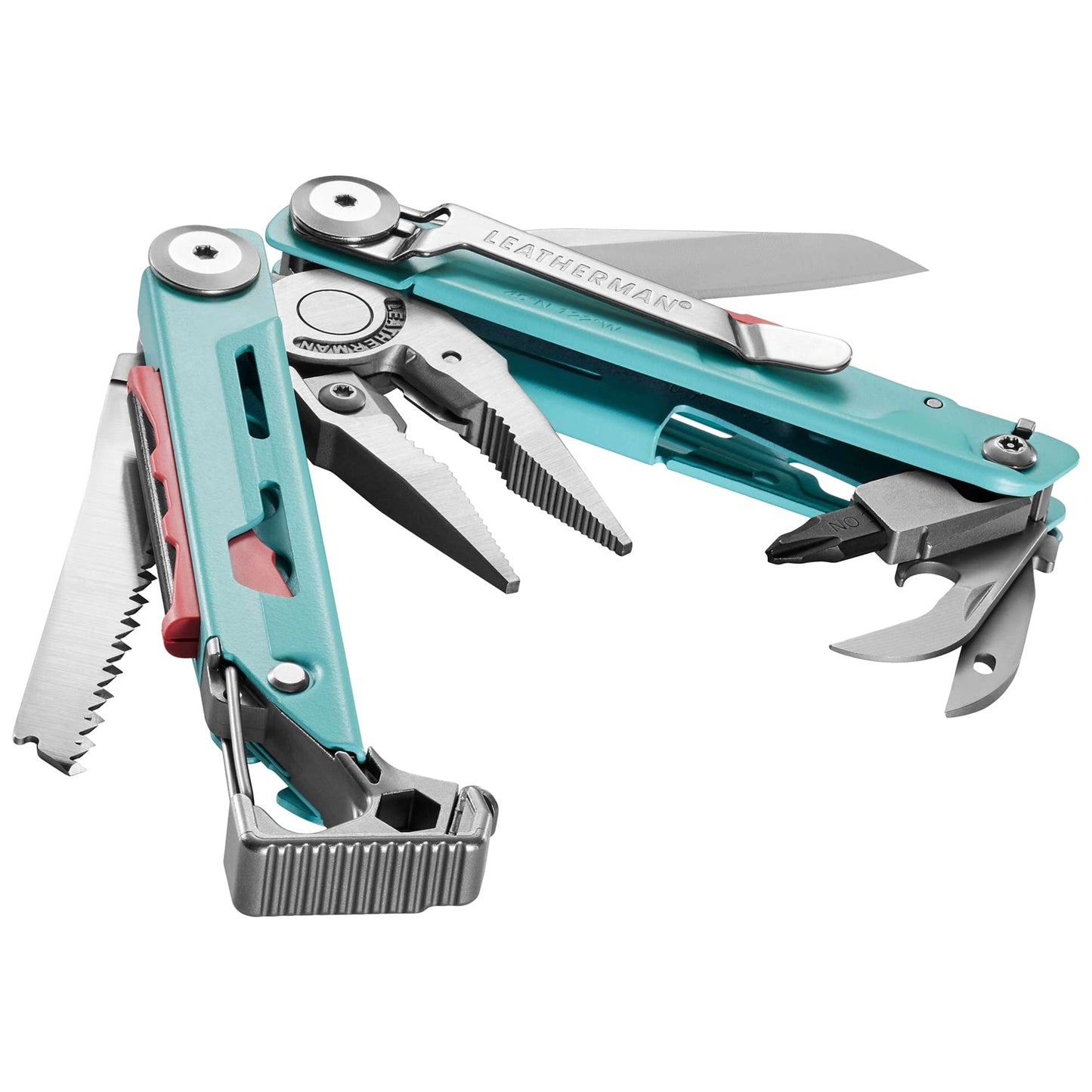 Multitool Leatherman Signal Aqua Stainless z kaburą