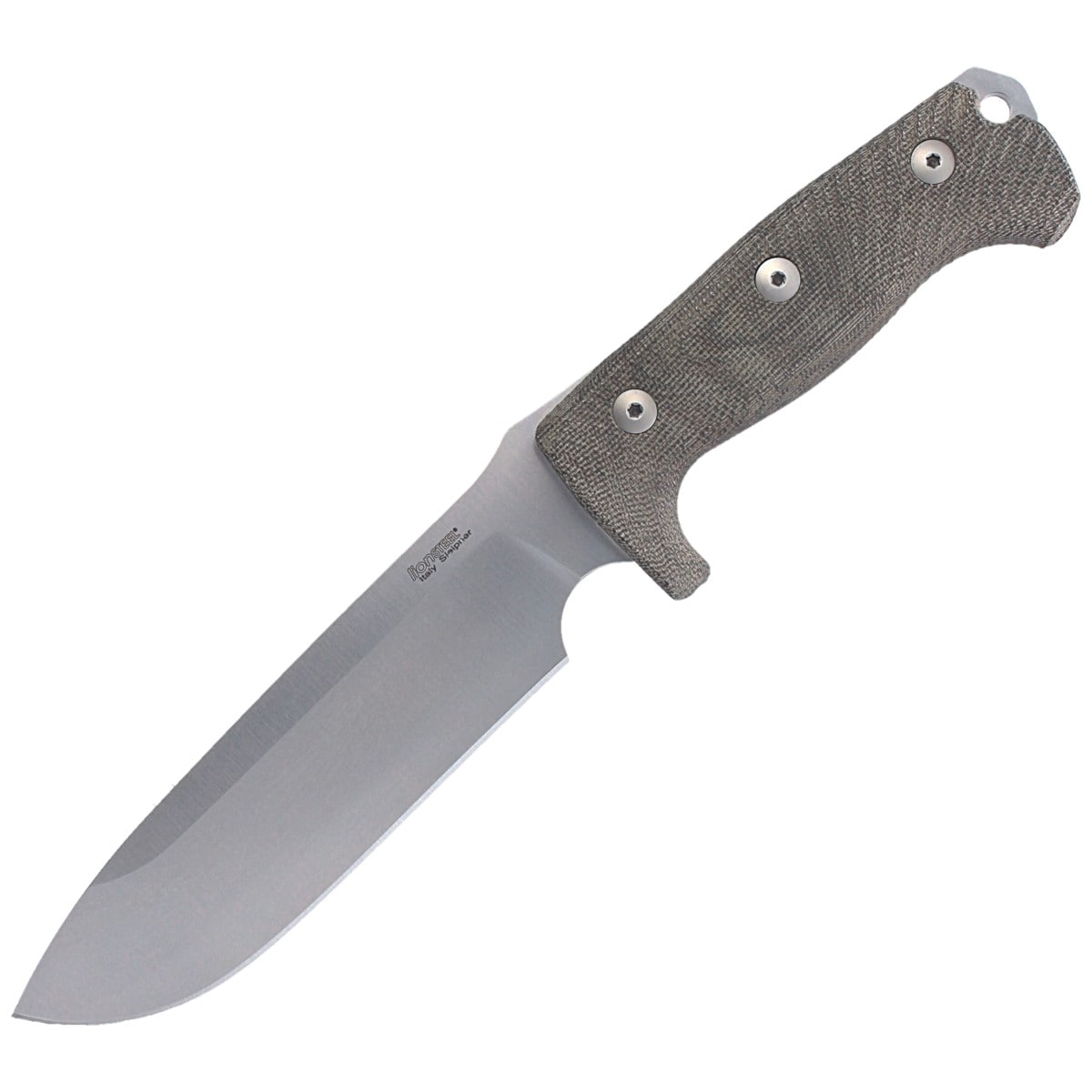 Nóż LionSteel M7 Green Canvas Satin Blade