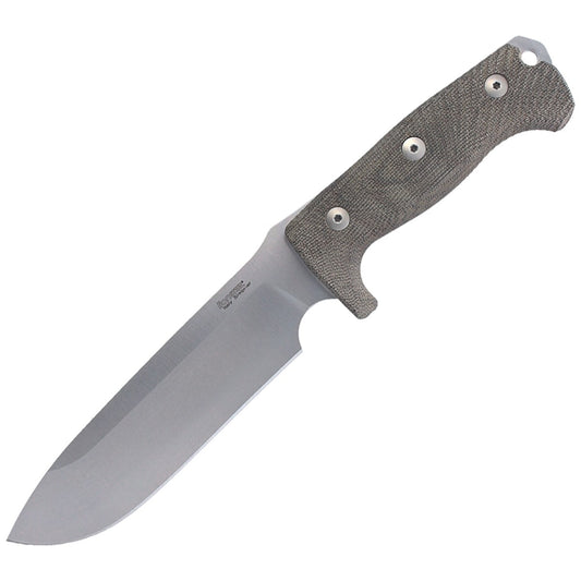 Nóż LionSteel M7 Green Canvas Satin Blade
