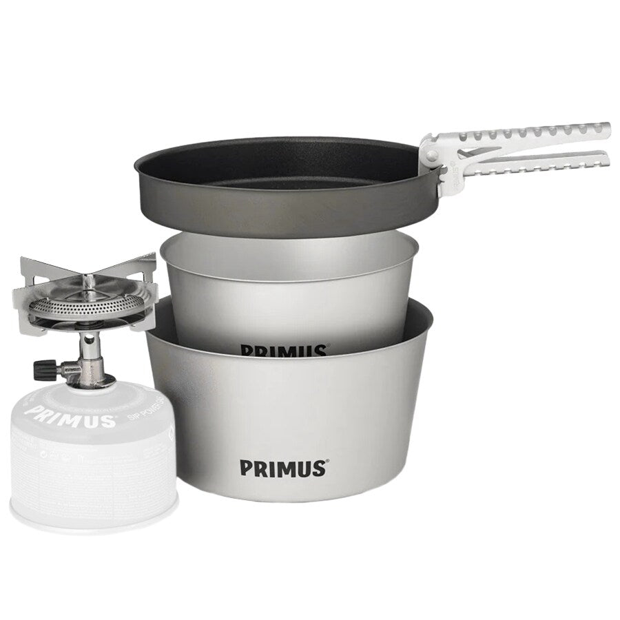 Palnik turystyczny Primus Mimer Stove Kit z garnkami i patelnią