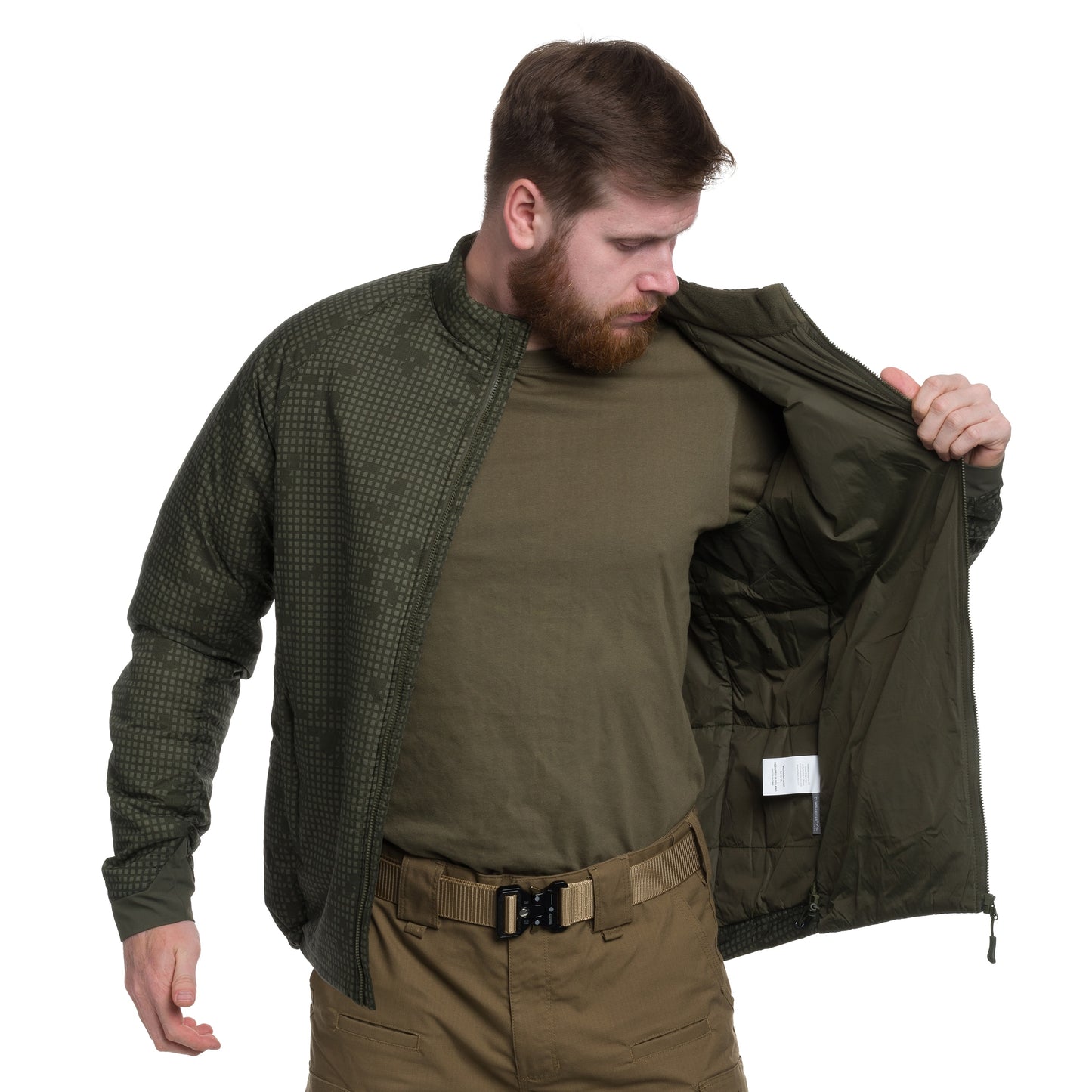 Kurtka Helikon Wolfhound Climashield Apex - Desert Night Camo
