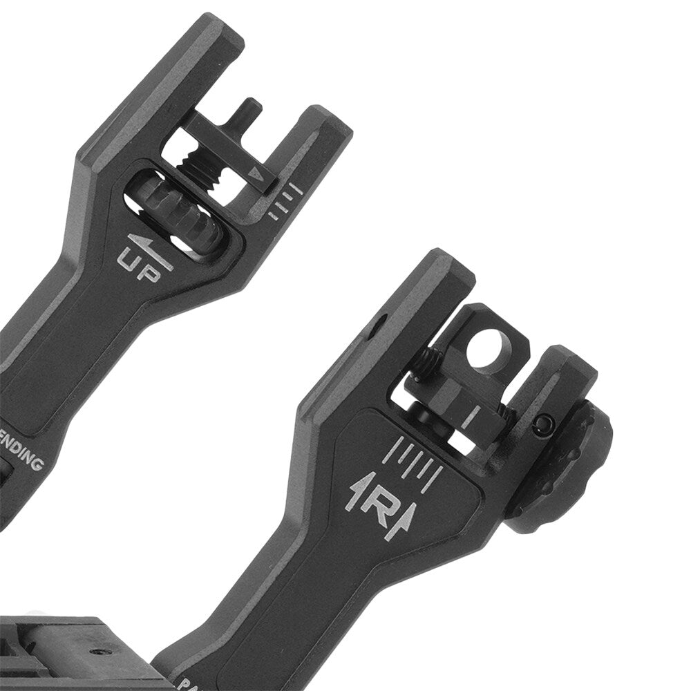 Składane przyrządy celownicze Strike Industries Sidewinder II BUIS Backup Iron Sights - Black