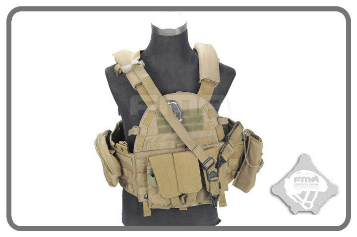 Zaczep pasa nośnego FMA do kamizelek - foliage green