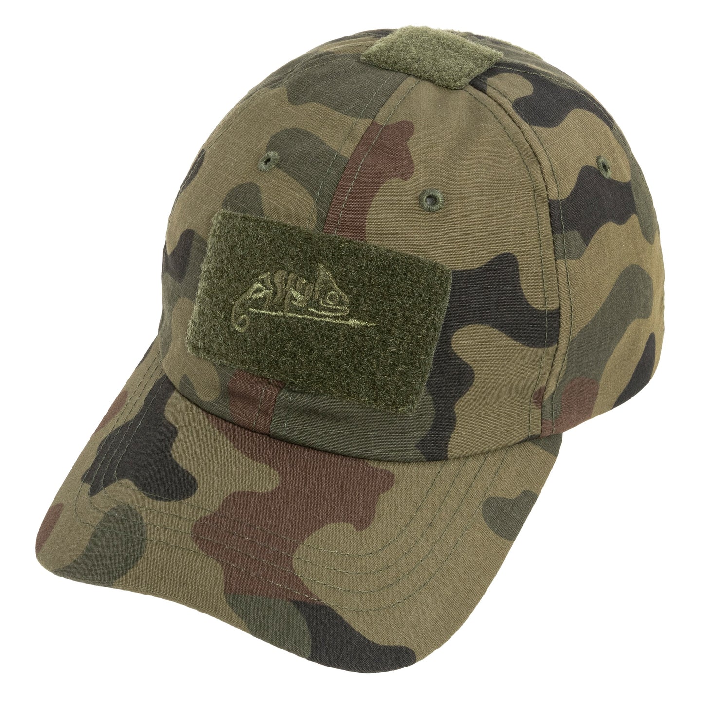 Czapka z daszkiem plus velcro Helikon PolyCotton Rip-Stop - wz.93 Pantera PL Woodland