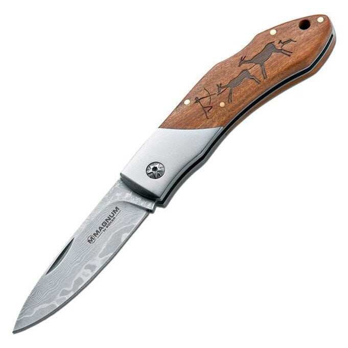Nóż składany Boker Magnum Caveman Damast