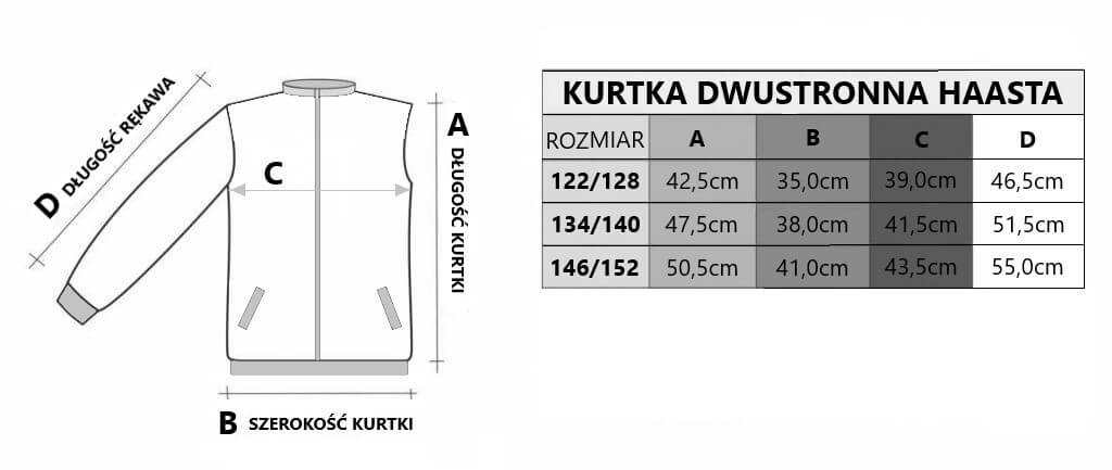 Kurtka dziecięca dwustronna Haasta - Comics/Black