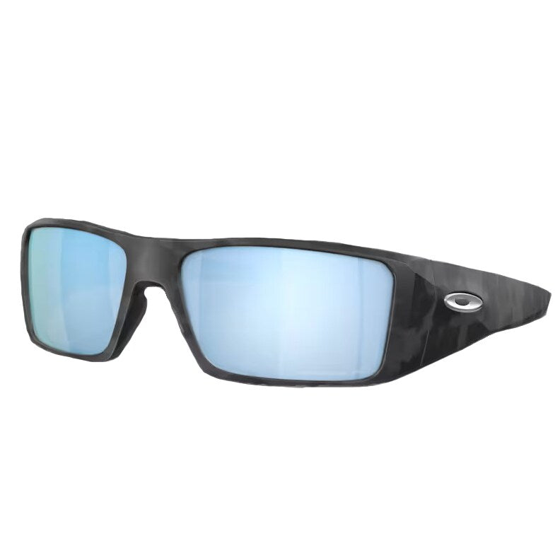 Okulary przeciwsłoneczne Oakley Heliostat Matte Black Camo Prizm Deep Water Polarized