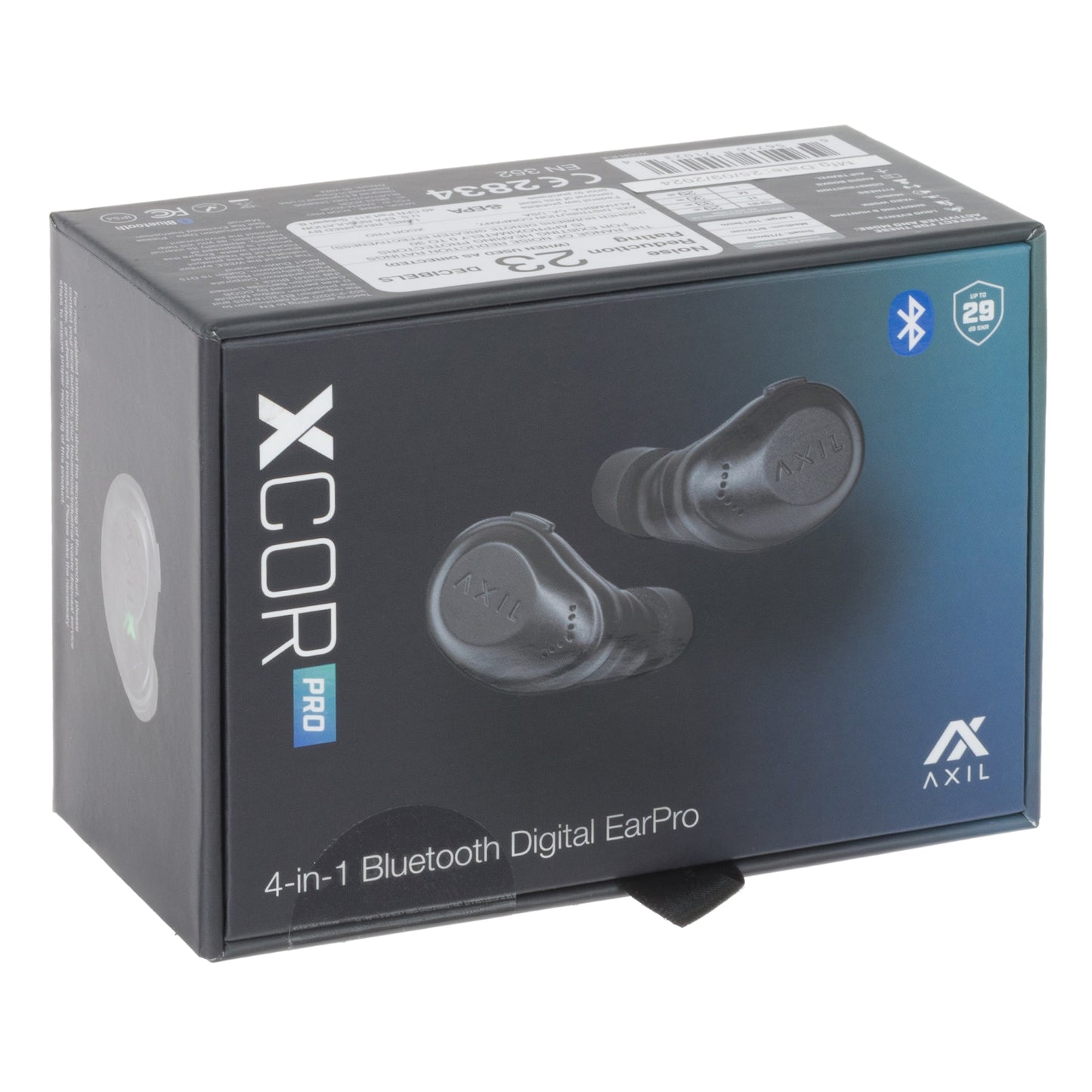 Ochronniki słuchu aktywne Axil XCor Pro BT - Black