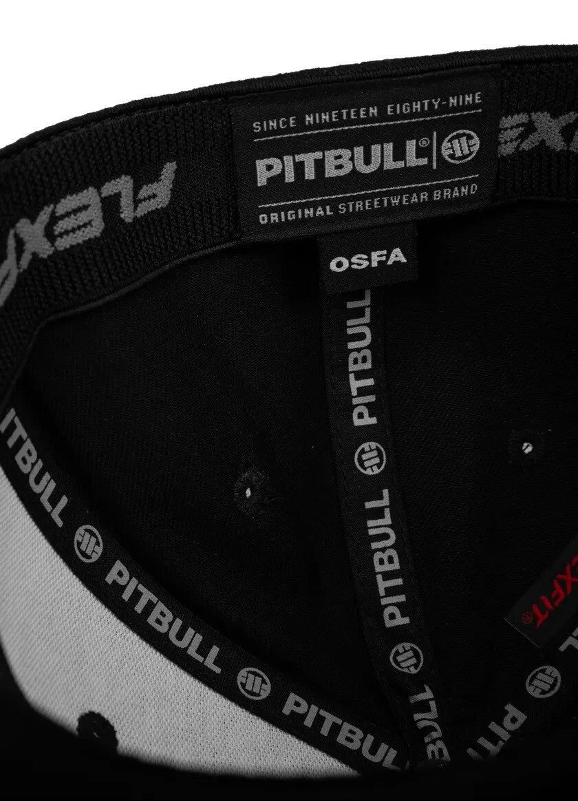 Czapka z daszkiem Pitbull Full Cap Youth Logo - Black