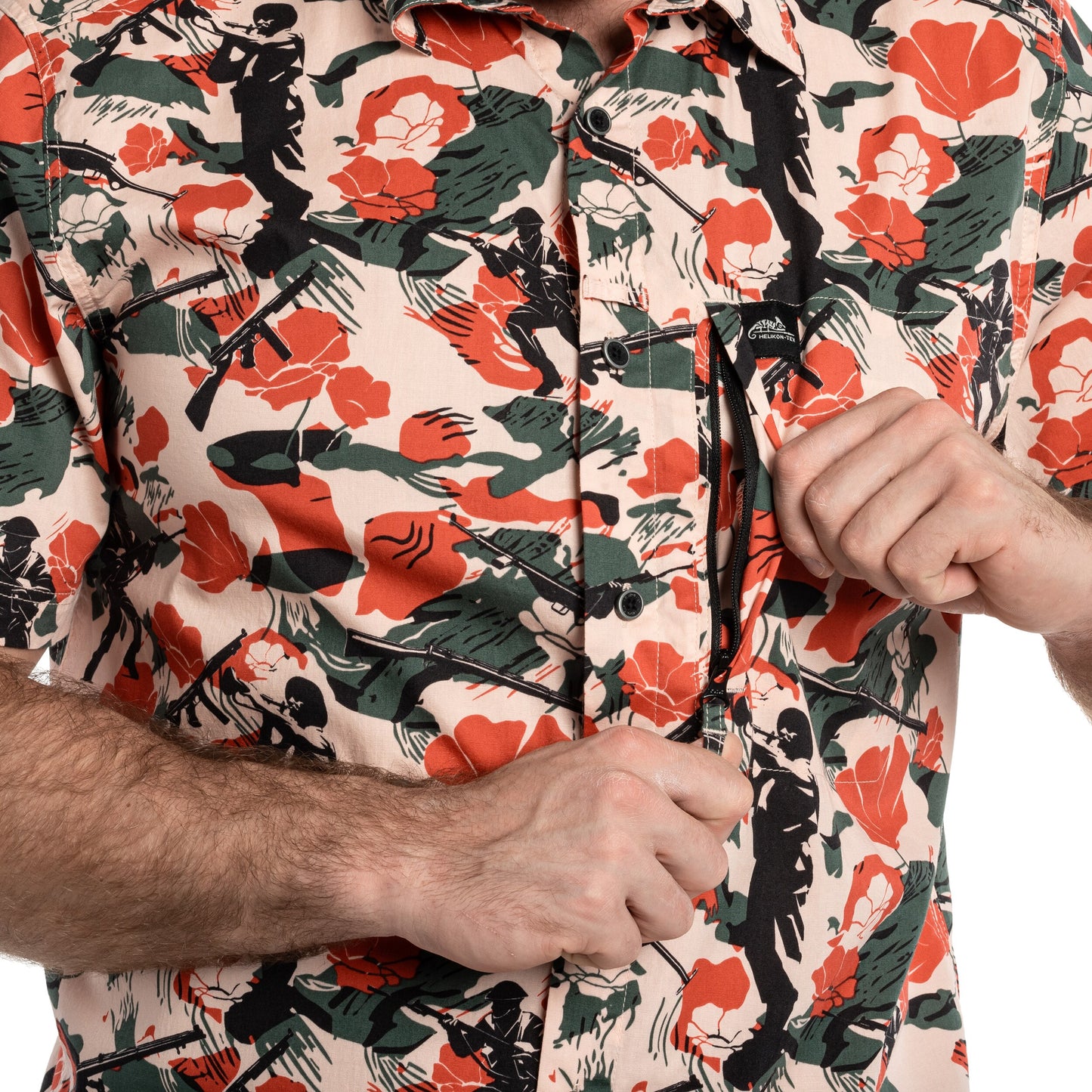 Koszula Helikon Tactical Hawaiian Short Sleeve - Cassino