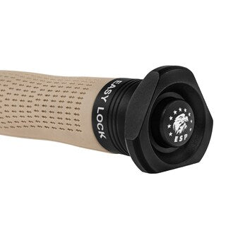 Pałka teleskopowa ESP Easy Lock Button Triangle End Ergonomic hartowana 16" Khaki/Black
