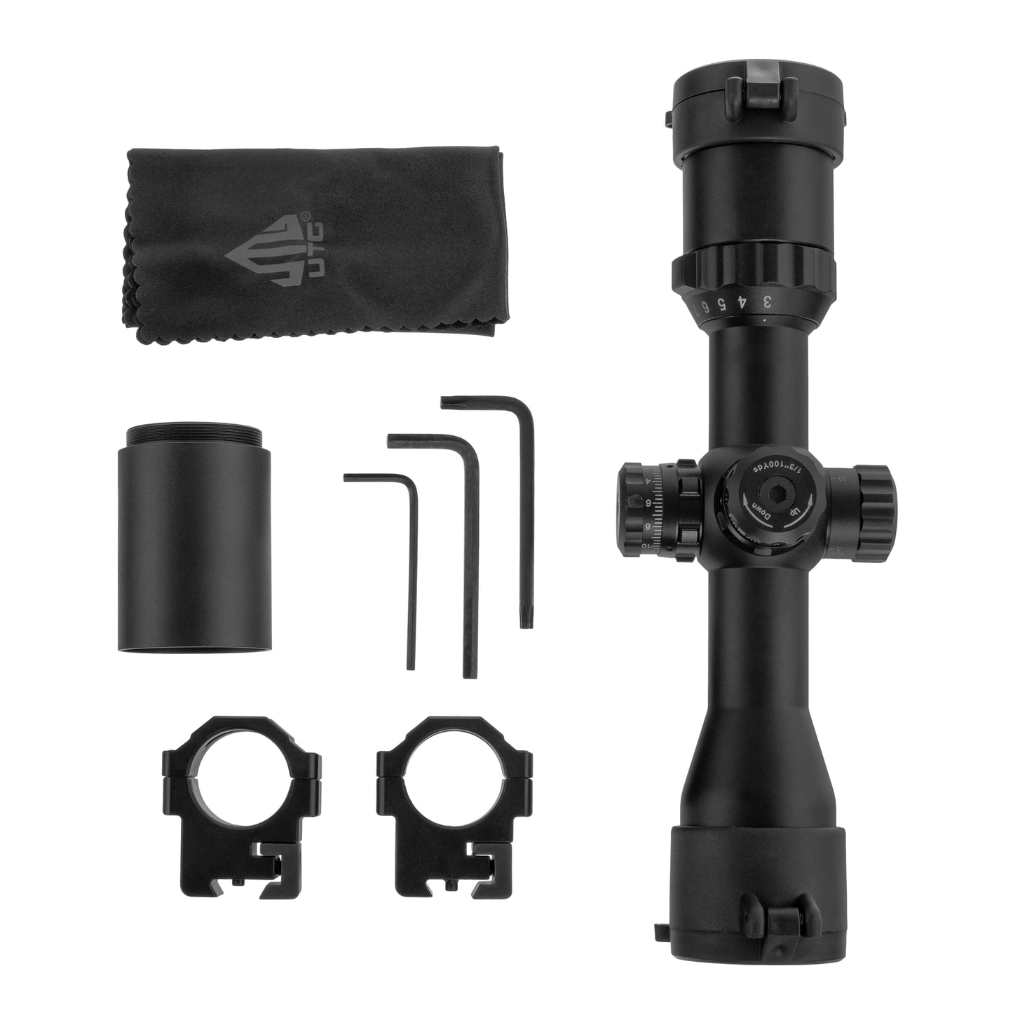 Luneta celownicza UTG 3-12X32 BugBuster Mil-Dot Dovetail